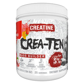 5% Nutrition CreaTEN Poudre de Créatine Arôme Fruit Punch 331g vue de face