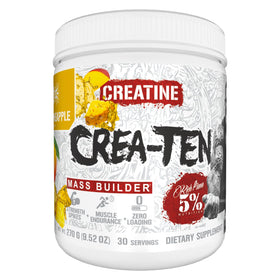 5% Nutrition CreaTEN poudre de créatine goût mangue-ananas 290g vue avant