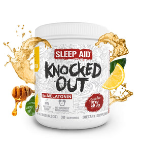 5% Nutrition Knocked Out 249g en contexte de nuit
