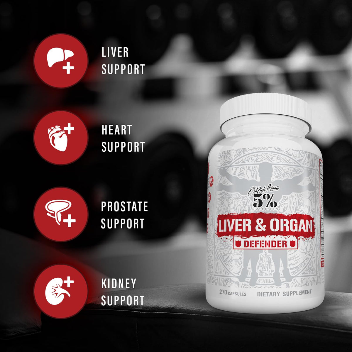 5% Nutrition Liver & Organ Defender 299g capsules