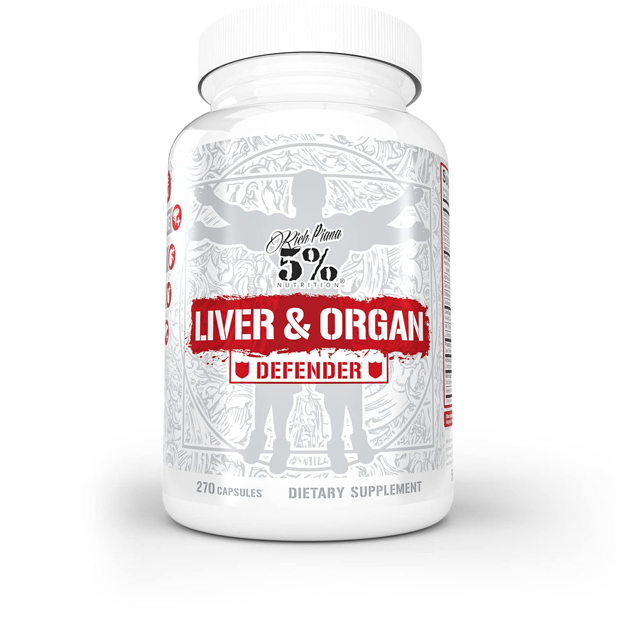 5% Nutrition Liver & Organ Defender 299g vue de face