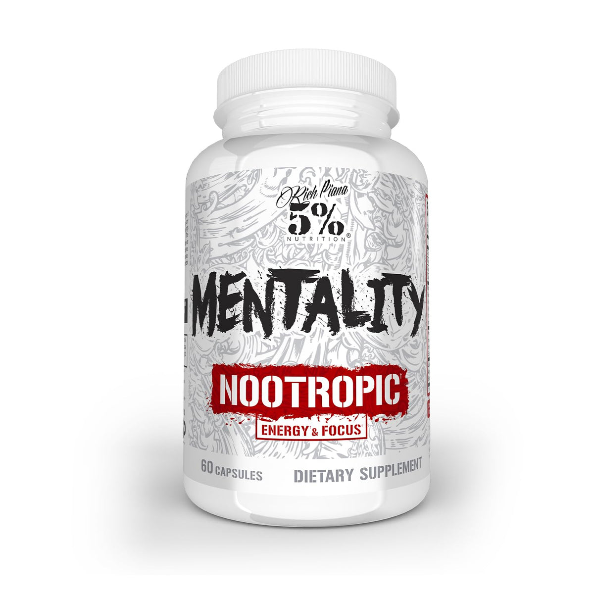 5% Nutrition Mentality complément nootropique vue de face