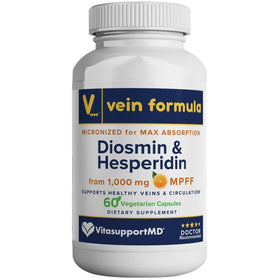 VITASUPPORTMD Vein Formula 1000mg, capsules vues de face