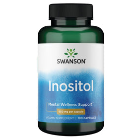 Swanson Inositol 650 mg 100 capsules vue avant