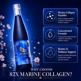 82X Collagène Marin en train d'être mélangé avec du jus