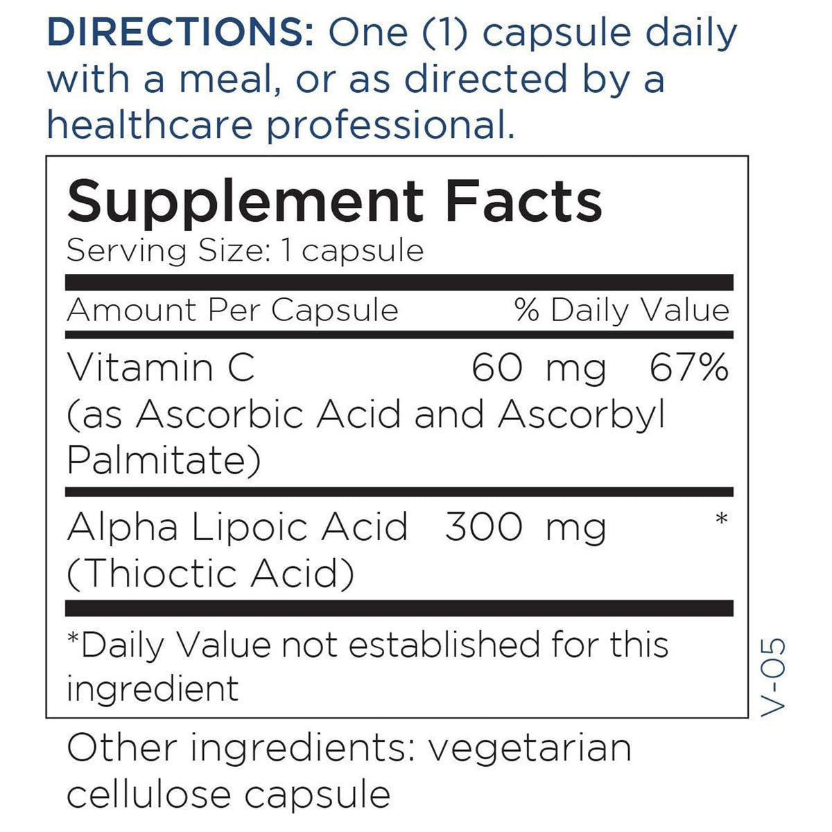 a balanced routine Maintenance Acide Alpha-Lipoïque 300mg capsules ouvertes