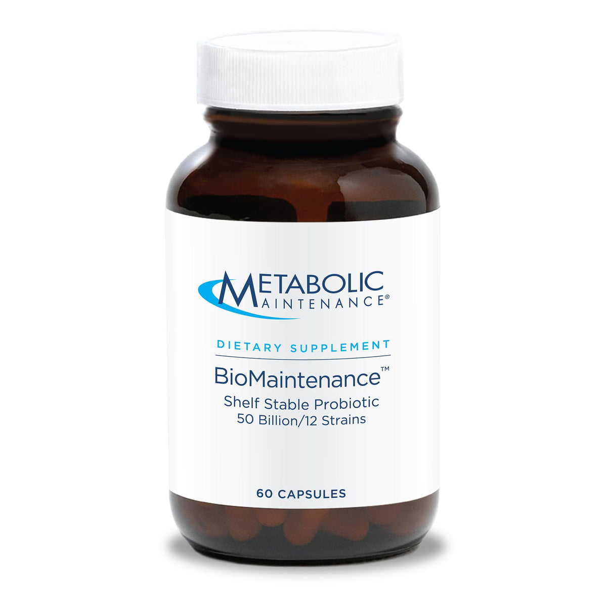 a balanced routine Maintenance BioMaintenance Probiotic 60 Capsules, vue avant du flacon