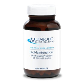 a balanced routine Maintenance BioMaintenance Probiotic 60 Capsules, vue avant du flacon