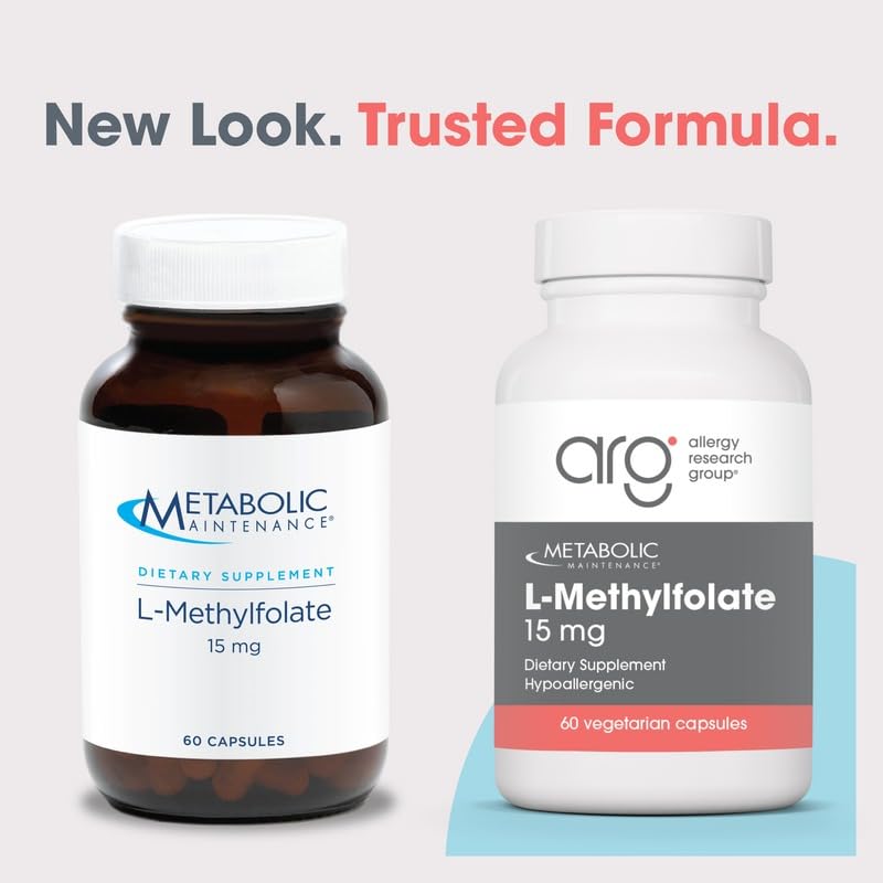 a balanced routine Maintenance L-Méthylfolate 15 mg 60 capsules en gros plan