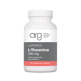 a balanced routine Maintenance L-Theanine 200 mg 120 capsules front view