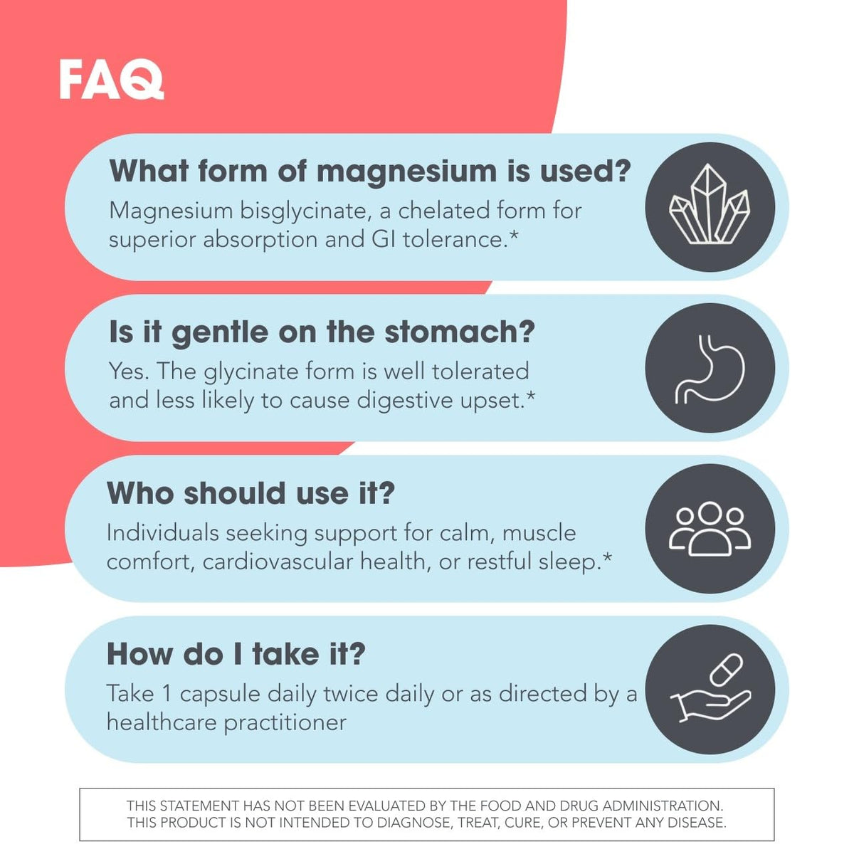 a balanced routine Maintenance Magnésium Bisglycinate avec vitamine C