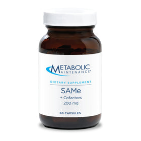 a balanced routine Maintenance SAMe avec Cofacteurs 200 mg, 60 capsules, vue de face