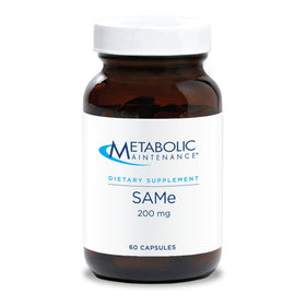 a balanced routine Maintenance Same Donneur de Méthyle 200 mg, 60 capsules, vue de face