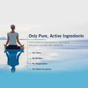 a balanced routine Maintenance VitalEyes capsules sur une table