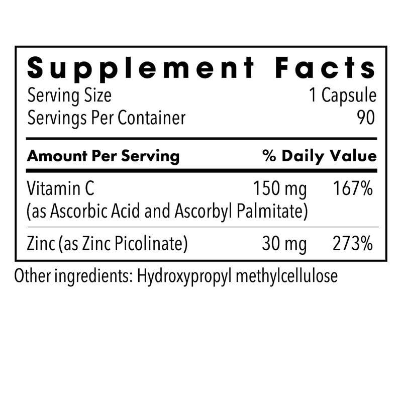 a balanced routine Maintenance Zinc Picolinate 30 mg packaging