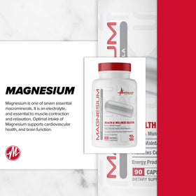 a balanced routine Nutrition Magnésium 650mg capsules sur une table