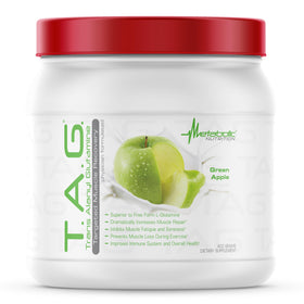 a balanced routine Nutrition TAG L-Glutamine 400g Pomme Verte vue de face