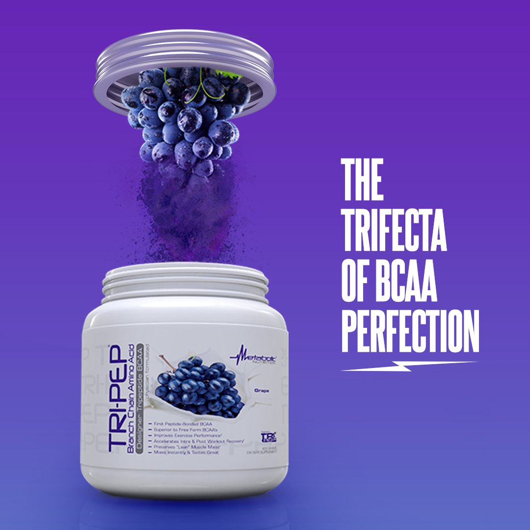 a balanced routine Nutrition TRIPEP BCAA Poudre 400g avec cuillère doseuse
