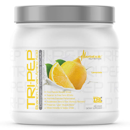 a balanced routine Nutrition TRIPEP BCAA Poudre Citronnade 400g vue de face