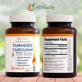 A1Vitality Curcuma NovaSOL 1000mg gélules softgel emballage
