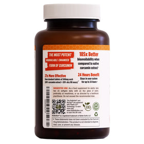 A1Vitality Curcuma Végétalien NovaSOL 1000mg avec ingrédients