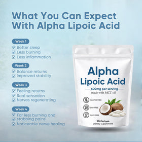 Aacnre Acide Alpha Lipoïque 600mg avec huile MCT