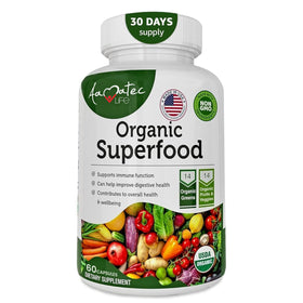 AAMATEC LIFE Complément Alimentaire Bio 60 Comprimés vue avant