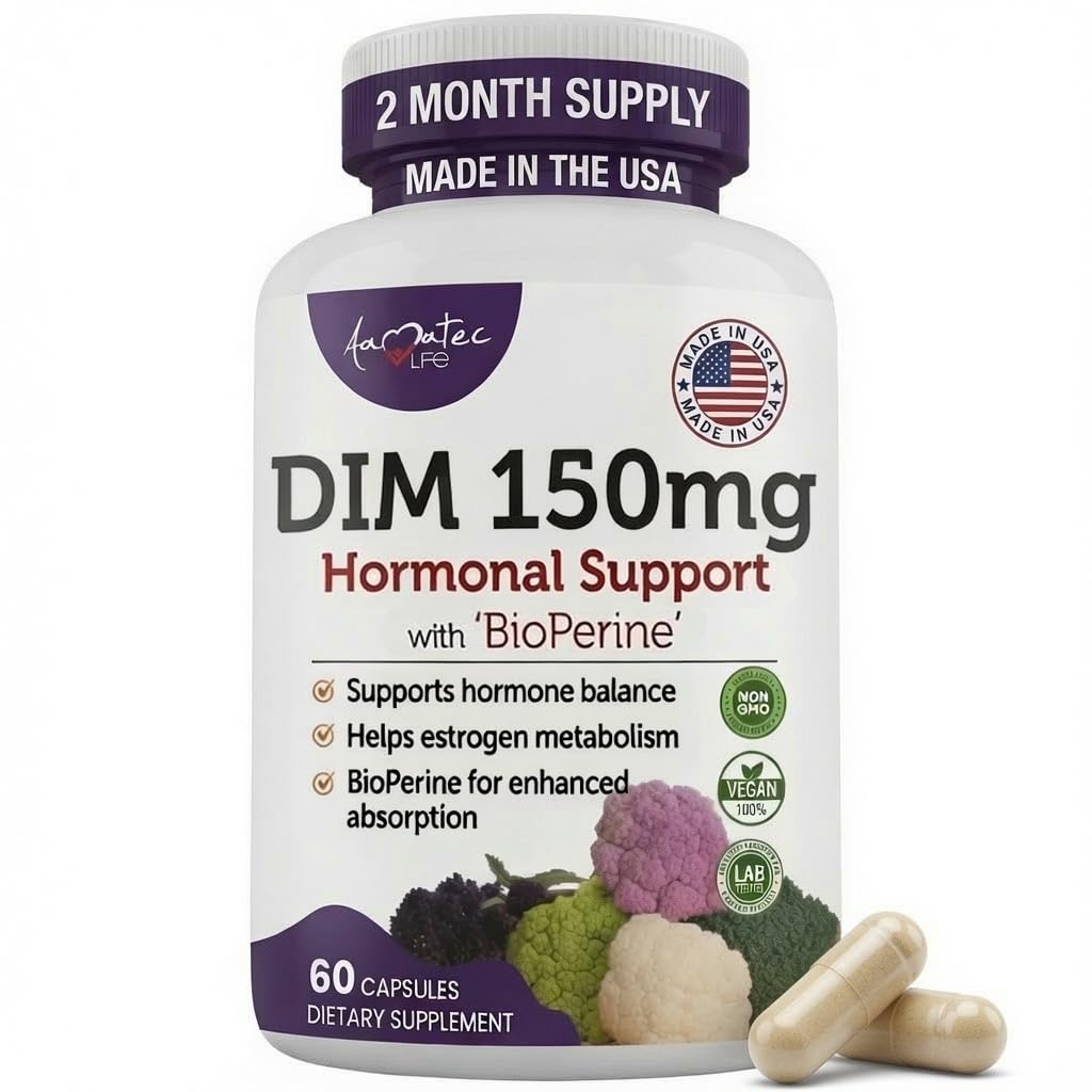 AAMATEC LIFE Complément DIM Complex 150mg 60 capsules vue de face