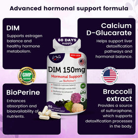 AAMATEC LIFE DIM Complex 150mg capsules avec une main tenant la bouteille