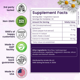 AAMATEC LIFE DIM Complex 150mg capsules sur une table en bois