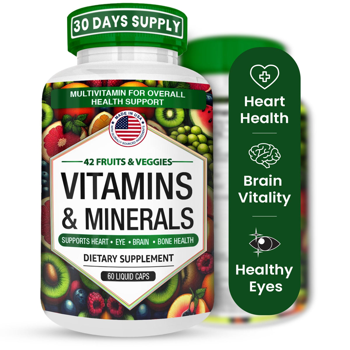 AAMATEC LIFE Multivitamines Quotidiennes capsules front view