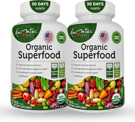 AAMATEC LIFE Superfood Greens 120ct boîte vue de face