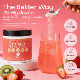 ABR.CO Poudre d'Électrolytes avec Collagène et Vitamine C, emballage