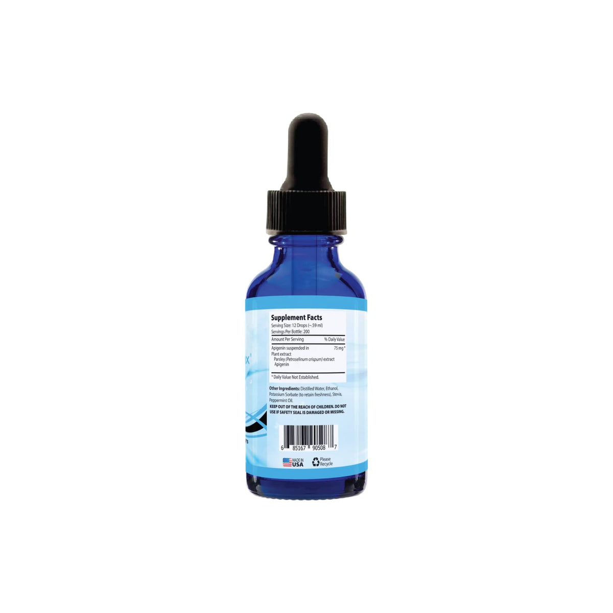 Absonutrix Apigenin 75 mg avec un verre d'eau