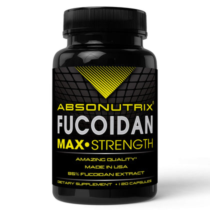 Absonutrix Fucoidan 120 capsules vue avant avec étiquette