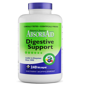 AbsorbAid Enzymes daily 240 gélules végétales, vue de face