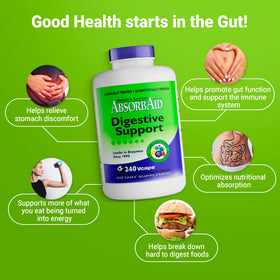 AbsorbAid Enzymes daily, gélules dans une cuillère