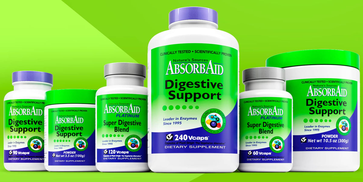 AbsorbAid Enzymes daily, mise en scène sur table