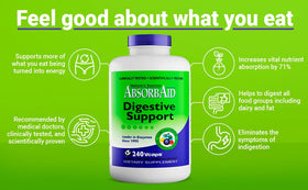 AbsorbAid sur un fond neutre