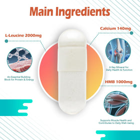 ABYSSUS Capsules HMB & L-Leucine 3000mg de côté