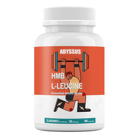 ABYSSUS Capsules HMB & L-Leucine 3000mg vue de face