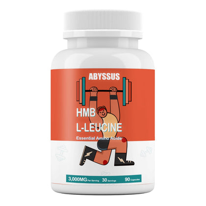 ABYSSUS Capsules HMB & L-Leucine 3000mg vue de face
