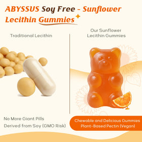 ABYSSUS Gélules de Lécithine de Tournesol 1200mg côté