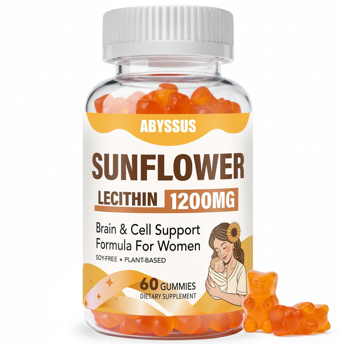 ABYSSUS Gélules de Lécithine de Tournesol 1200mg présentation avant