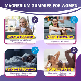 ABYSSUS Gummies Complex Magnésium 12-en-1, ingrédients sur l'emballage
