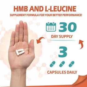 ABYSSUS HMB & L-Leucine capsules avec des éléments naturels