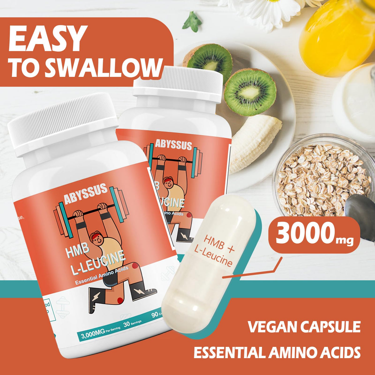 ABYSSUS HMB & L-Leucine en utilisation quotidienne