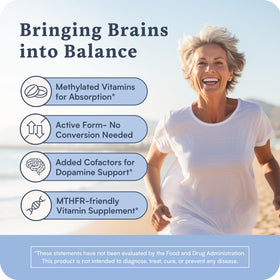Accentrate Neuro B-Complex Methylé, arrière du flacon