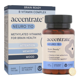 Accentrate Neuro B-Complex Methylé, vue de face