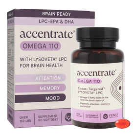 Accentrate Omega MAX boîte avec LYSOVETA LPC